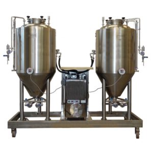 FUIC-CHP1C-2x500CCT Compact fermentation unit 2×500/600 liters