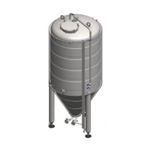 CCT-750C Cylindrically-conical fermentation tank CLASSIC, 3.0 bar, insulated, 750/884L