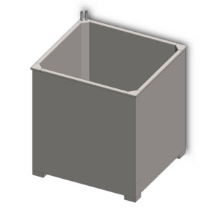 Opened fermentation vat